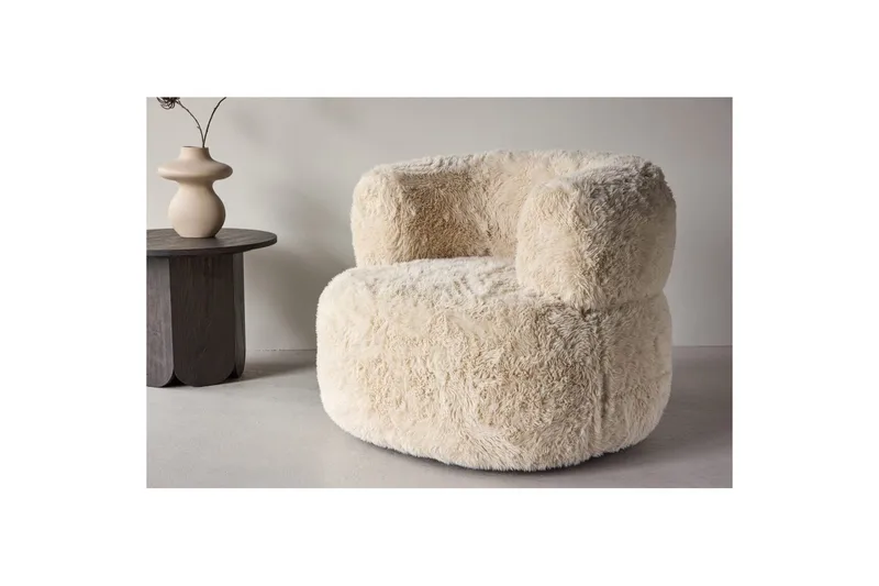 Gert Lenestol - Offwhite - Møbler - Stoler & lenestoler - Lenestoler