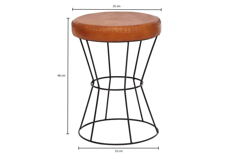 Gotiya Krakk - Brun - Møbler - Stoler & lenestoler - Krakk