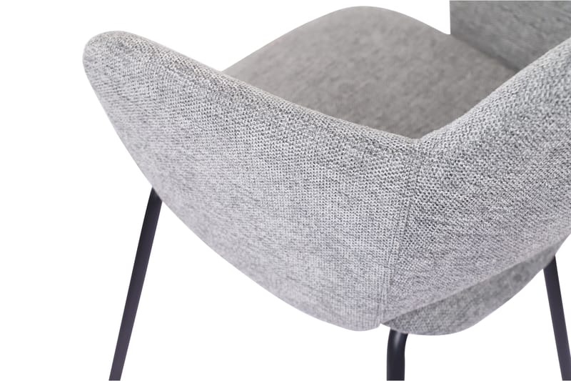 Graziella Lenestol - Lysegrå - Møbler - Stoler & lenestoler - Spisestuestoler & kjøkkenstoler