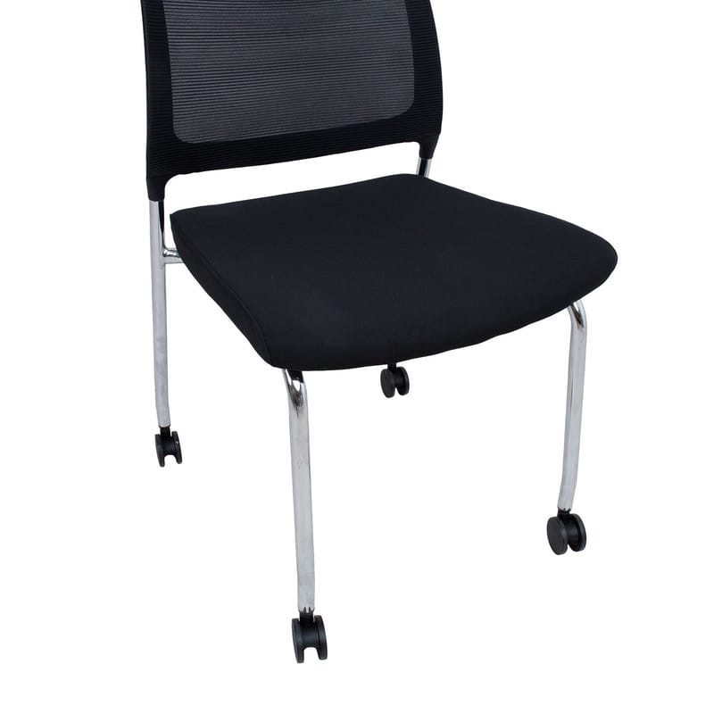 Guest Chair HOME4YOU - svart - Møbler - Stoler & lenestoler - Kontorstol & skrivebordsstol