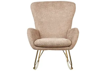 Gyngestol Anaset - Beige/gull - Møbler - Stoler & lenestoler - Lenestoler