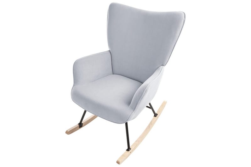 Gyngestol Arset Blå/Svart/Lys Tre - Blå/Svart/Lys Tre - Møbler - Stoler & lenestoler - Lenestoler