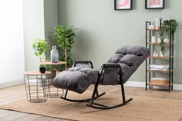 Gyngestol Atelier Del Sofa Lena Single (60 x 60 x 70 cm) Grå - Møbler - Stoler & lenestoler - Lenestoler