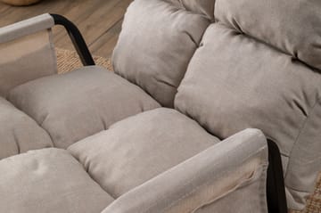 Gyngestol Atelier Del Sofa Lena Single (60 x 60 x 70 cm) Krem - Møbler - Stoler & lenestoler - Gyngestoler