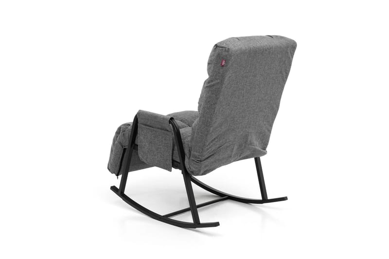 Gyngestol Atelier Del Sofa Lena Single (60 x 60 x 70 cm) Lysegrå - Lysegrå - Møbler - Stoler & lenestoler - Gyngestoler