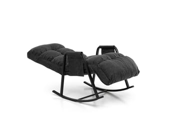 Gyngestol Atelier Del Sofa Lena Single (60 x 60 x 70 cm) Mørk grå - Mørkegrå - Møbler - Stoler & lenestoler - Gyngestoler