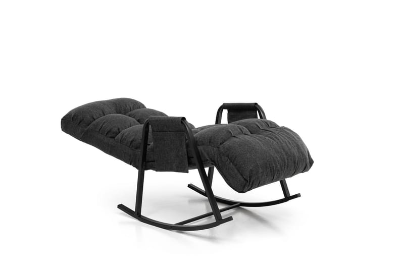Gyngestol Atelier Del Sofa Lena Single (60 x 60 x 70 cm) Mørk grå - Mørkegrå - Møbler - Stoler & lenestoler - Gyngestoler