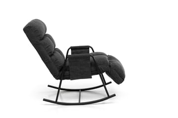 Gyngestol Atelier Del Sofa Lena Single (60 x 60 x 70 cm) Mørk grå - Mørkegrå - Møbler - Stoler & lenestoler - Gyngestoler