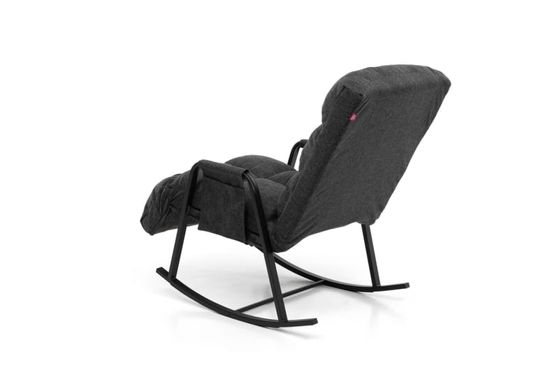 Gyngestol Atelier Del Sofa Lena Single (60 x 60 x 70 cm) Mørk grå - Mørkegrå - Møbler - Stoler & lenestoler - Gyngestoler