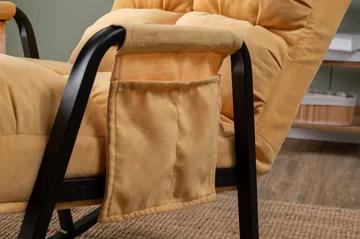 Gyngestol Atelier Del Sofa Lena Single (60 x 60 x 70 cm) Sennep - Møbler - Stoler & lenestoler - Lenestoler