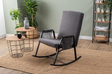 Gyngestol Atelier Del Sofa Oden Single (60 x 50 x 65 cm) Grå - Møbler - Stoler & lenestoler - Gyngestoler