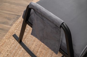 Gyngestol Atelier Del Sofa Oden Single (60 x 50 x 65 cm) Grå - Møbler - Stoler & lenestoler - Gyngestoler