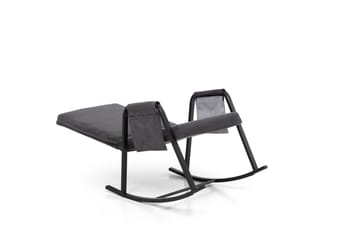 Gyngestol Atelier Del Sofa Oden Single (60 x 50 x 65 cm) Grå - Møbler - Stoler & lenestoler - Gyngestoler