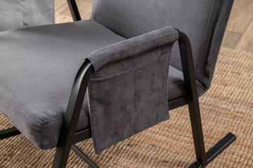 Gyngestol Atelier Del Sofa Oden Single (60 x 50 x 65 cm) Grå - Møbler - Stoler & lenestoler - Gyngestoler
