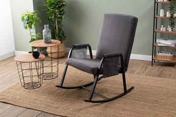 Gyngestol Atelier Del Sofa Oden Single (60 x 50 x 65 cm) Grå - Møbler - Stoler & lenestoler - Gyngestoler