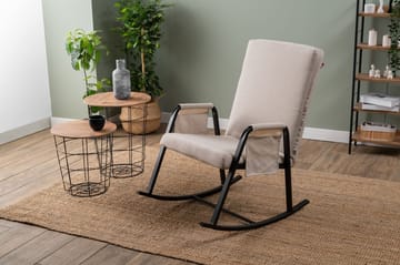 Gyngestol Atelier Del Sofa Oden Single (60 x 50 x 65 cm) Krem - Møbler - Stoler & lenestoler - Gyngestoler