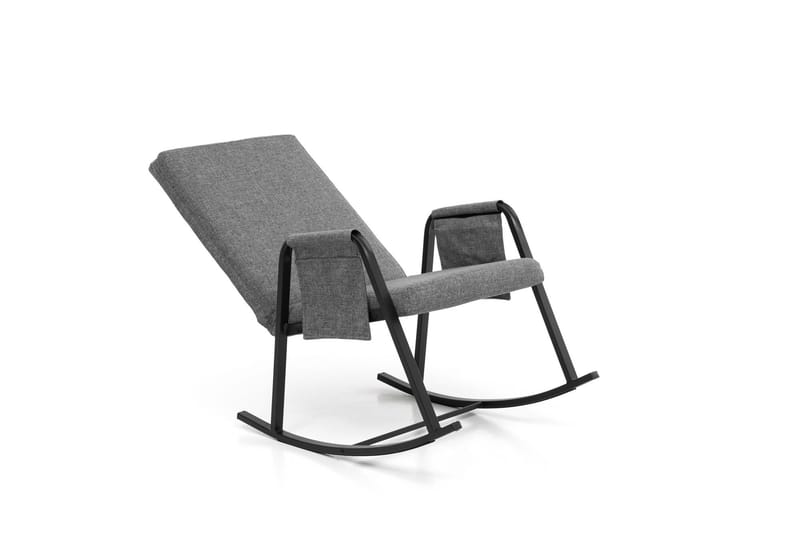 Gyngestol Atelier Del Sofa Oden Single (60 x 50 x 65 cm) Lysegrå - Lysegrå - Møbler - Stoler & lenestoler - Gyngestoler