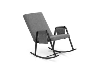 Gyngestol Atelier Del Sofa Oden Single (60 x 50 x 65 cm) Lysegrå - Lysegrå - Møbler - Stoler & lenestoler - Gyngestoler