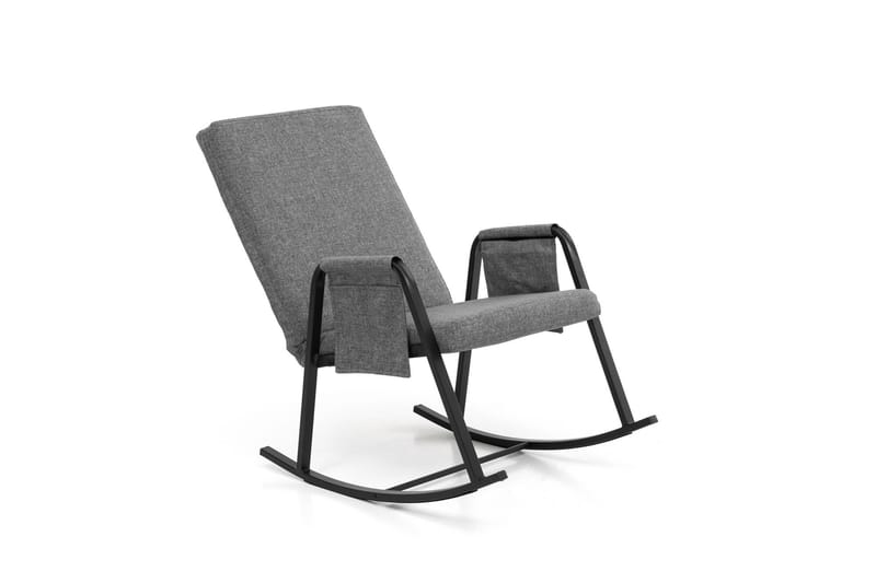 Gyngestol Atelier Del Sofa Oden Single (60 x 50 x 65 cm) Lysegrå - Lysegrå - Møbler - Stoler & lenestoler - Gyngestoler