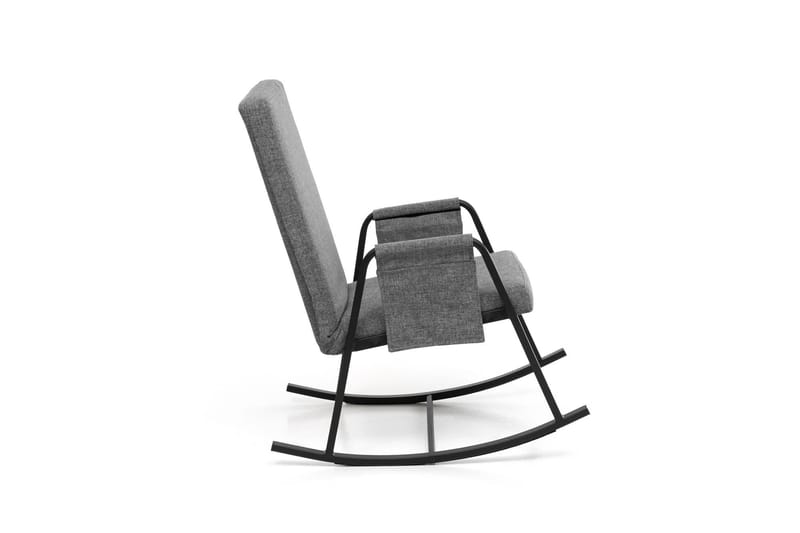 Gyngestol Atelier Del Sofa Oden Single (60 x 50 x 65 cm) Lysegrå - Lysegrå - Møbler - Stoler & lenestoler - Gyngestoler