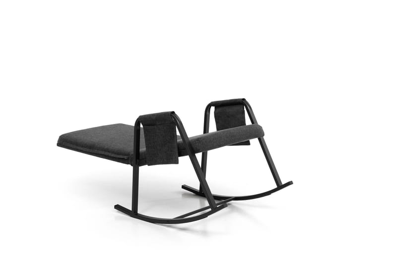 Gyngestol Atelier Del Sofa Oden Single (60 x 50 x 65 cm) Mørk grå - Mørkegrå - Møbler - Stoler & lenestoler - Gyngestoler