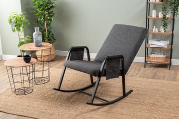 Gyngestol Atelier Del Sofa Oden Single (60 x 50 x 65 cm) Mørk grå - Mørkegrå - Møbler - Stoler & lenestoler - Gyngestoler