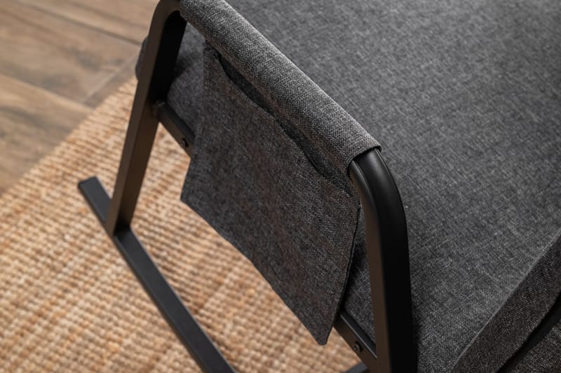 Gyngestol Atelier Del Sofa Oden Single (60 x 50 x 65 cm) Mørk grå - Mørkegrå - Møbler - Stoler & lenestoler - Gyngestoler