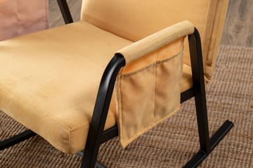 Gyngestol Atelier Del Sofa Oden Single (60 x 50 x 65 cm) Sennep - Møbler - Stoler & lenestoler - Gyngestoler