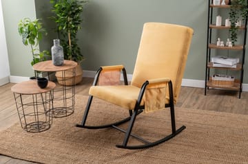 Gyngestol Atelier Del Sofa Oden Single (60 x 50 x 65 cm) Sennep - Møbler - Stoler & lenestoler - Gyngestoler