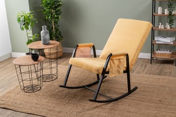 Gyngestol Atelier Del Sofa Oden Single (60 x 50 x 65 cm) Sennep - Møbler - Stoler & lenestoler - Gyngestoler