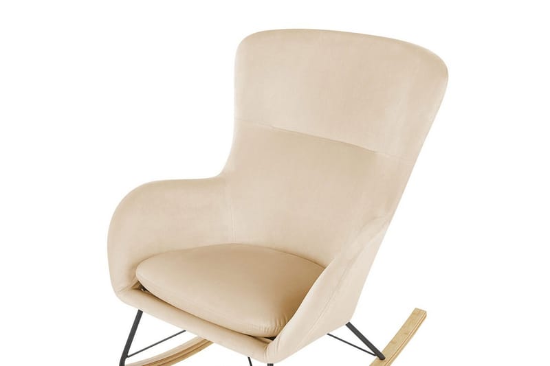 Gyngestol Ellan - Beige, svart, lyst tre - Møbler - Stoler & lenestoler - Lenestoler