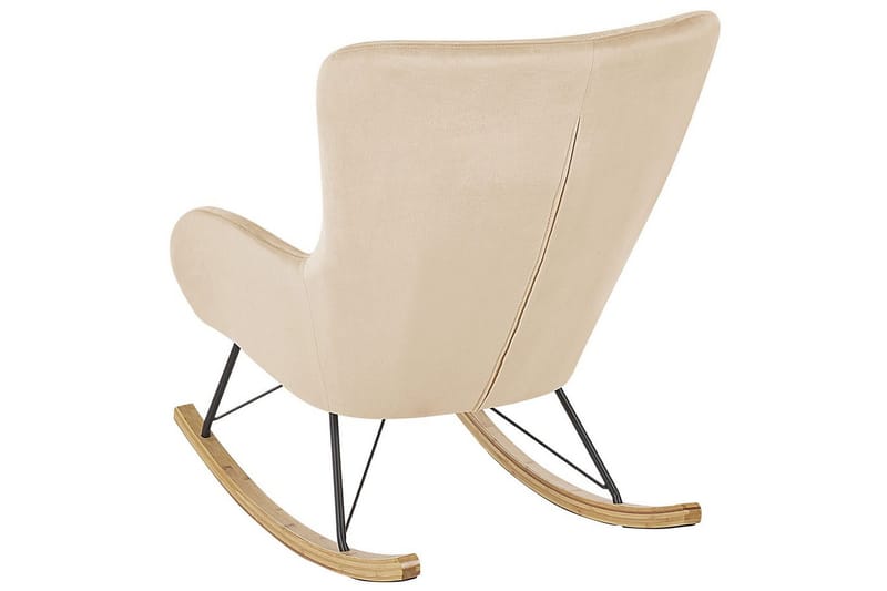 Gyngestol Ellan - Beige, svart, lyst tre - Møbler - Stoler & lenestoler - Lenestoler