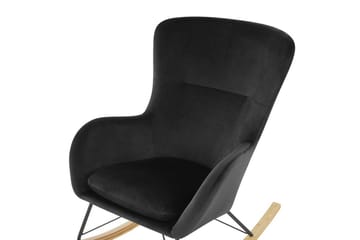Gyngestol Ellan - Svart, lyst tre - Møbler - Stoler & lenestoler - Lenestoler