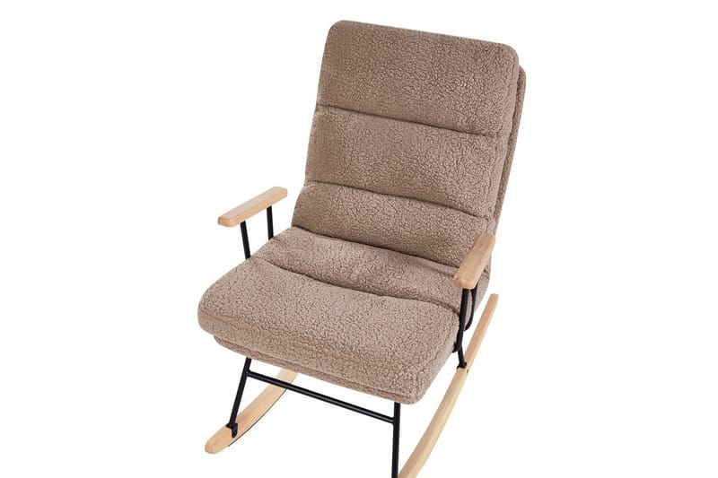 Gyngestol Eskelin - Beige, svart, brun - Møbler - Stoler & lenestoler - Lenestoler