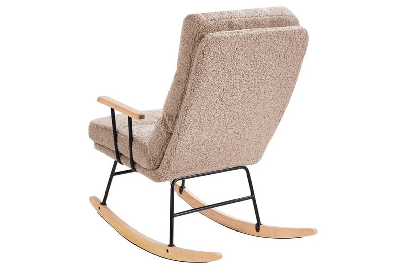 Gyngestol Eskelin - Beige, svart, brun - Møbler - Stoler & lenestoler - Lenestoler