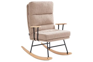 Gyngestol Eskelin - Beige, svart, brun - Møbler - Stoler & lenestoler - Lenestoler