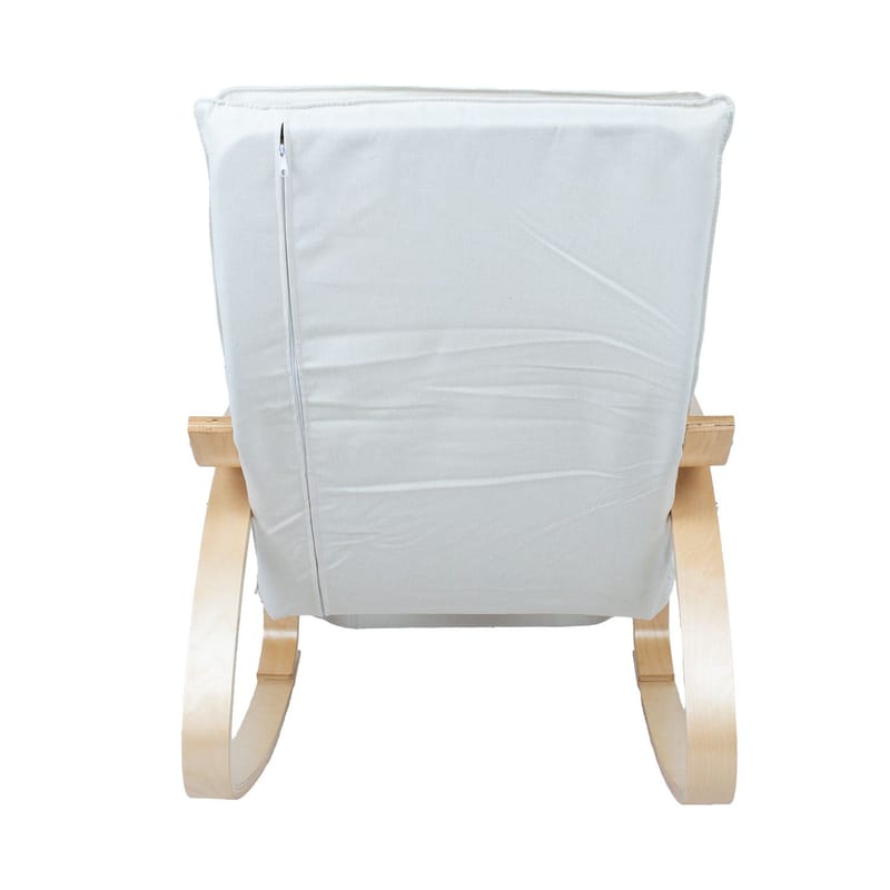 Gyngestol HOME4YOU Kongbo beige - Beige - Møbler - Stoler & lenestoler - Gyngestoler