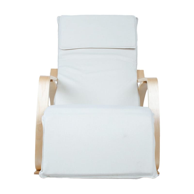 Gyngestol HOME4YOU Kongbo beige - Beige - Møbler - Stoler & lenestoler - Gyngestoler