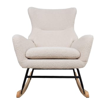 Gyngestol HOME4YOU Romy Beige - Beige - Møbler - Stoler & lenestoler - Gyngestoler