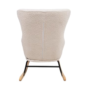 Gyngestol HOME4YOU Romy Beige - Beige - Møbler - Stoler & lenestoler - Gyngestoler