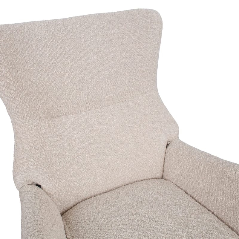 Gyngestol HOME4YOU Romy Beige - Beige - Møbler - Stoler & lenestoler - Gyngestoler