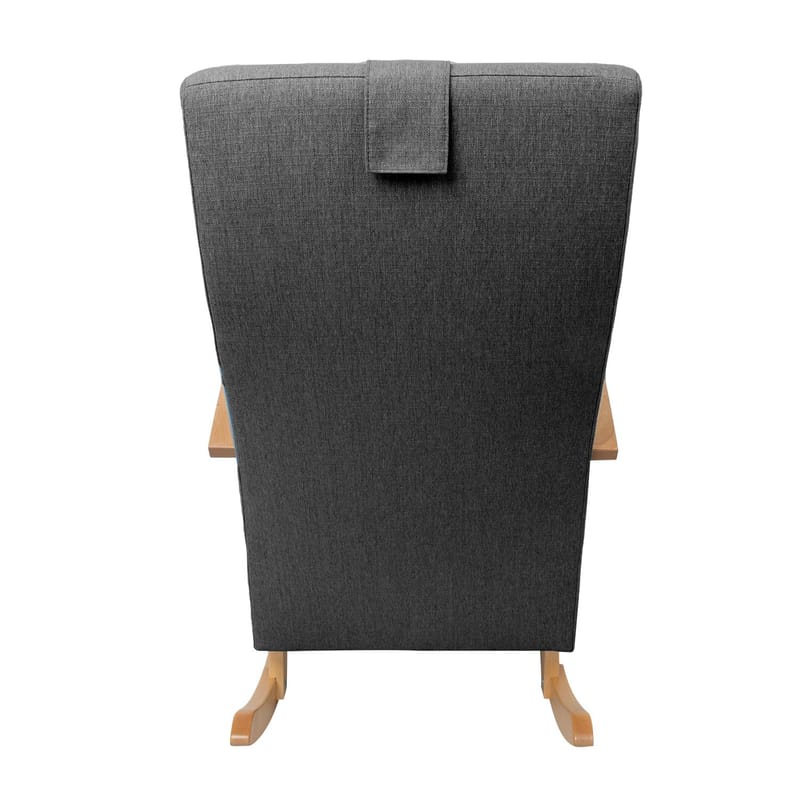 Gyngestol HOME4YOU Venla Mørk grå - Mørk grå - Møbler - Stoler & lenestoler - Gyngestoler