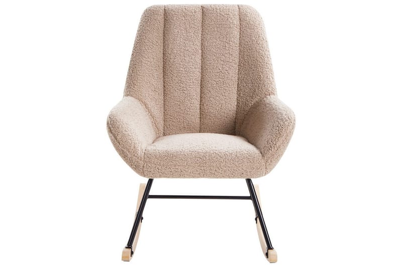 Gyngestol Kinno - Beige, svart, brun - Møbler - Stoler & lenestoler - Lenestoler