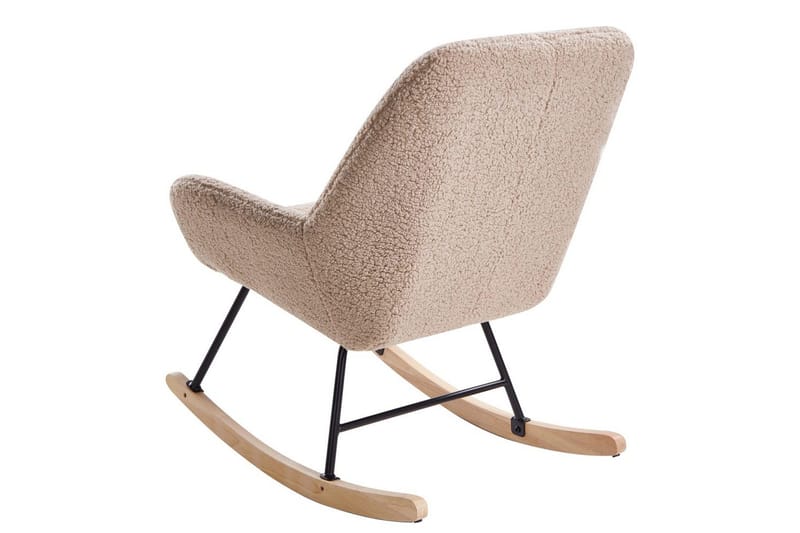 Gyngestol Kinno - Beige, svart, brun - Møbler - Stoler & lenestoler - Lenestoler