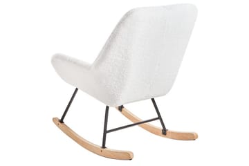Gyngestol Kinno - Hvit, svart, brun - Møbler - Stoler & lenestoler - Lenestoler