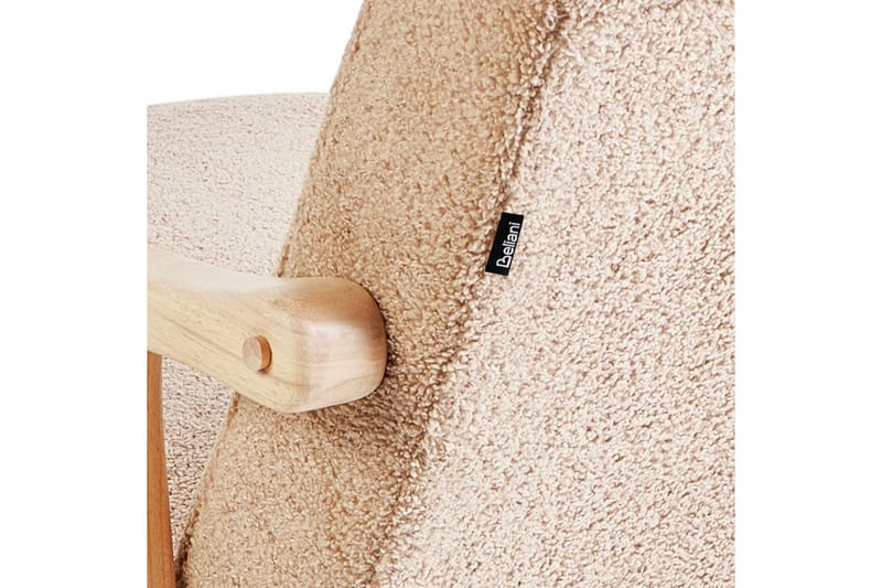 Gyngestol Leknes - Beige, brun - Møbler - Stoler & lenestoler - Lenestoler