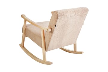 Gyngestol Leknes - Beige, brun - Møbler - Stoler & lenestoler - Lenestoler