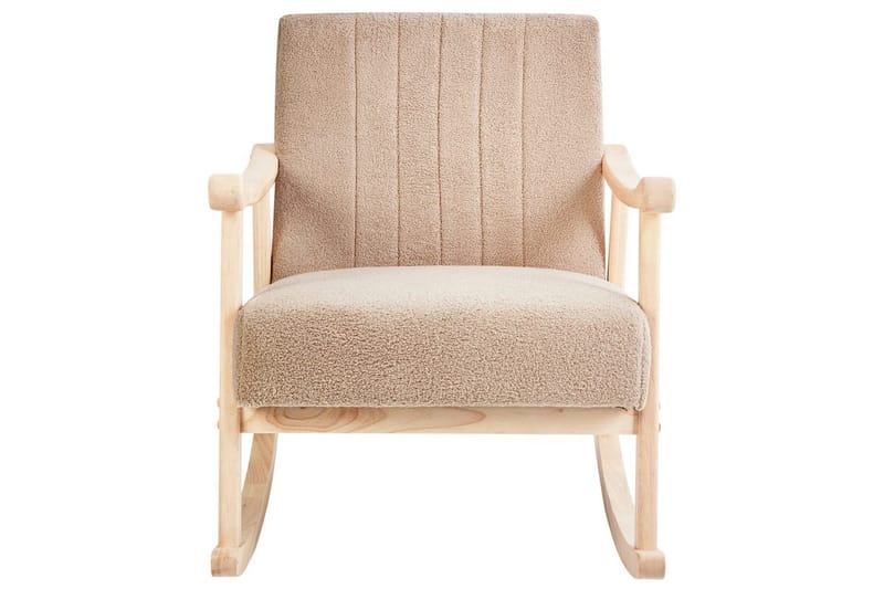 Gyngestol Leknes - Beige, brun - Møbler - Stoler & lenestoler - Lenestoler