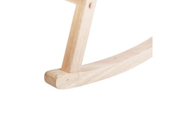 Gyngestol Leknes - Hvit, brun - Møbler - Stoler & lenestoler - Lenestoler