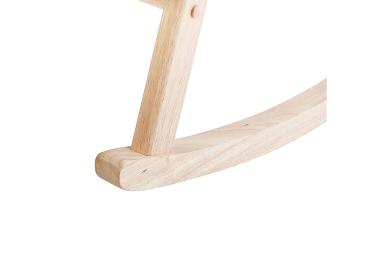 Gyngestol Leknes - Hvit, brun - Møbler - Stoler & lenestoler - Lenestoler